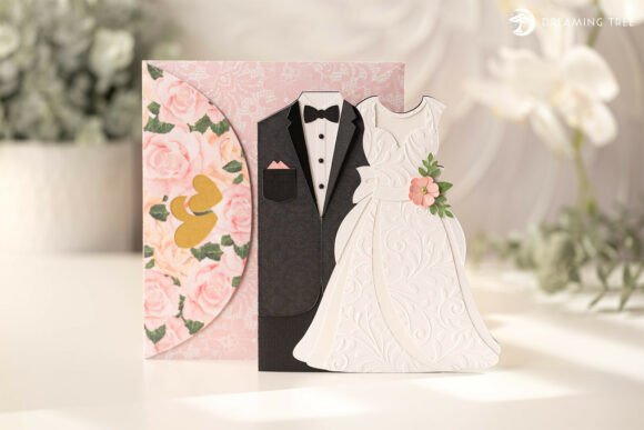 Download Bride and Groom Card SVG - Card Collection