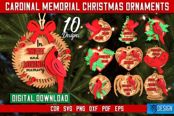 Download Cardinal Memorial Christmas Ornaments - Card Collection